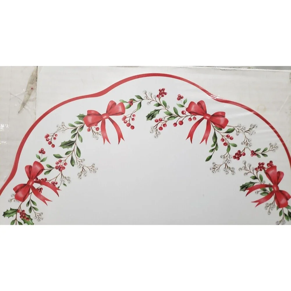 Set of 4 Hard Placemats w/Cork Back (14